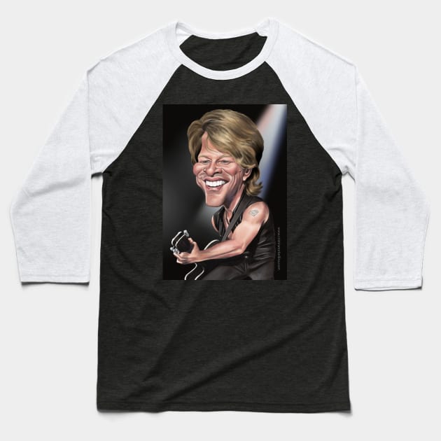 En Bon Jordi caricature Baseball T-Shirt by cristinatorbellina